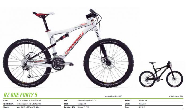 1429123889 312 FT0 Cannondale Rize Rz One Forty 40 1429123889 312 FT0 Cannondale Rize Rz One Forty 40